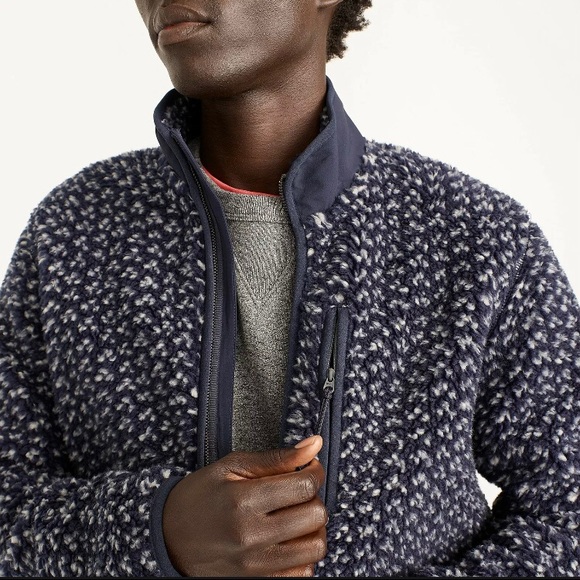 J Crew Nordic sherpa-fleece patterned jacket - Picture 3 of 4